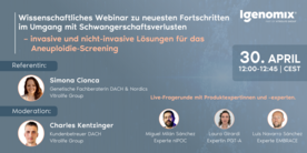 Invasive und nicht-invasive Lösungen fur das Aneuploidie-Screening