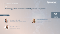 Part 2 Optimizing patient outcomes with ERA protocol compliance Description: Scientific Webinar